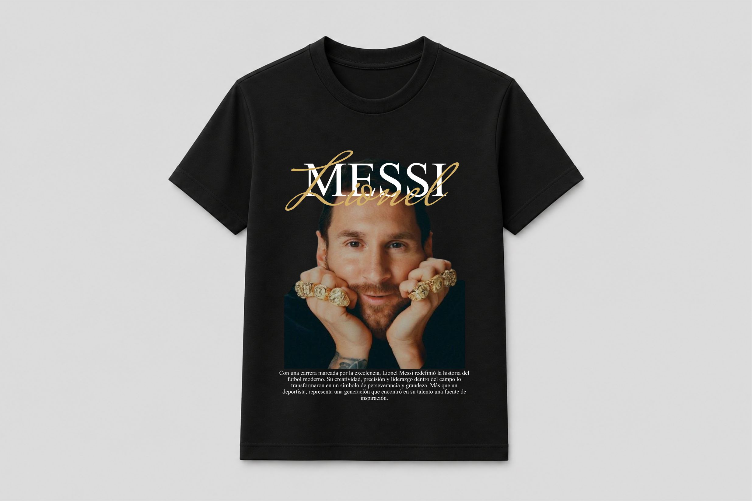 Remera MESSI GOAT 