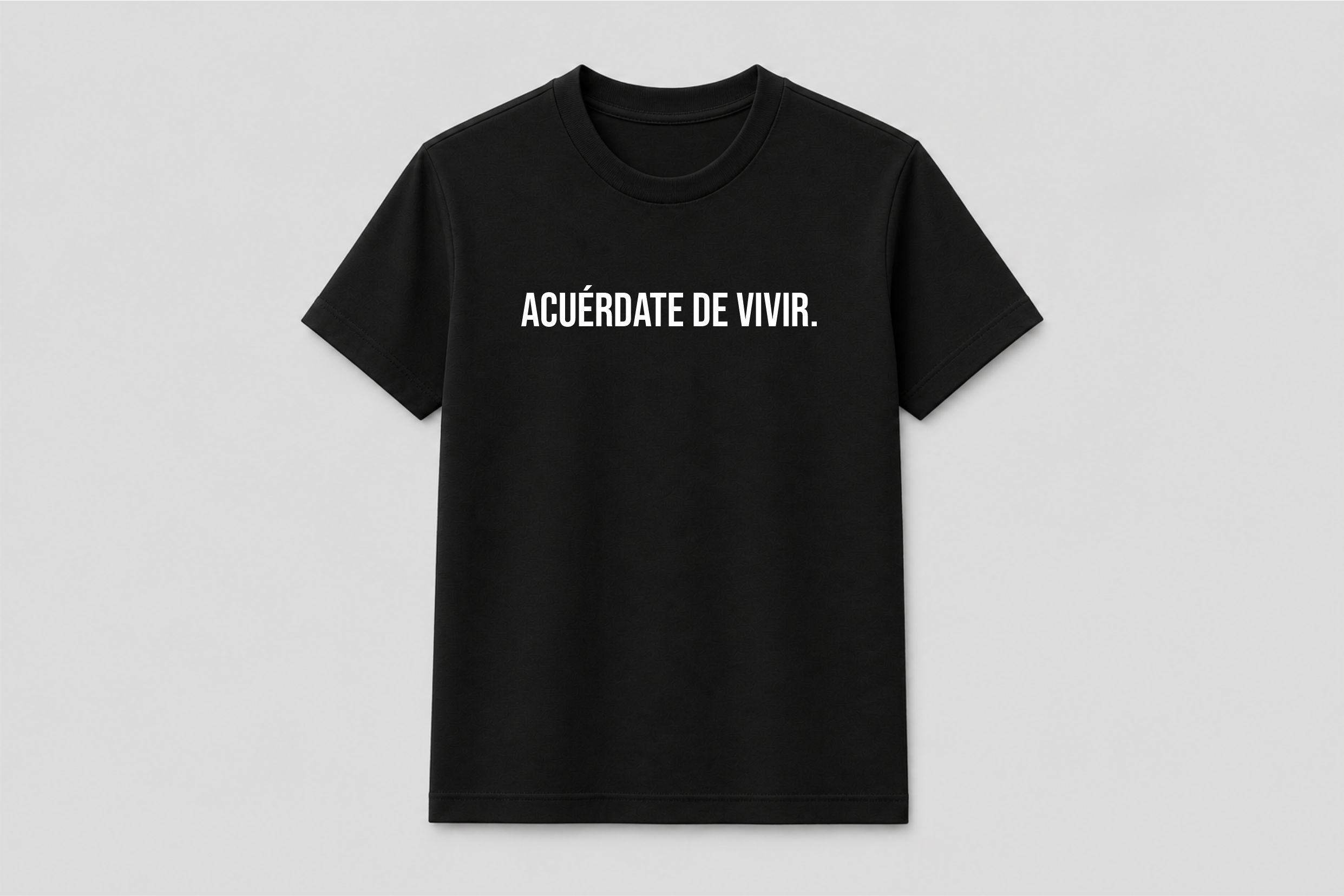 Remera ACÚERDATE DE VIVIR