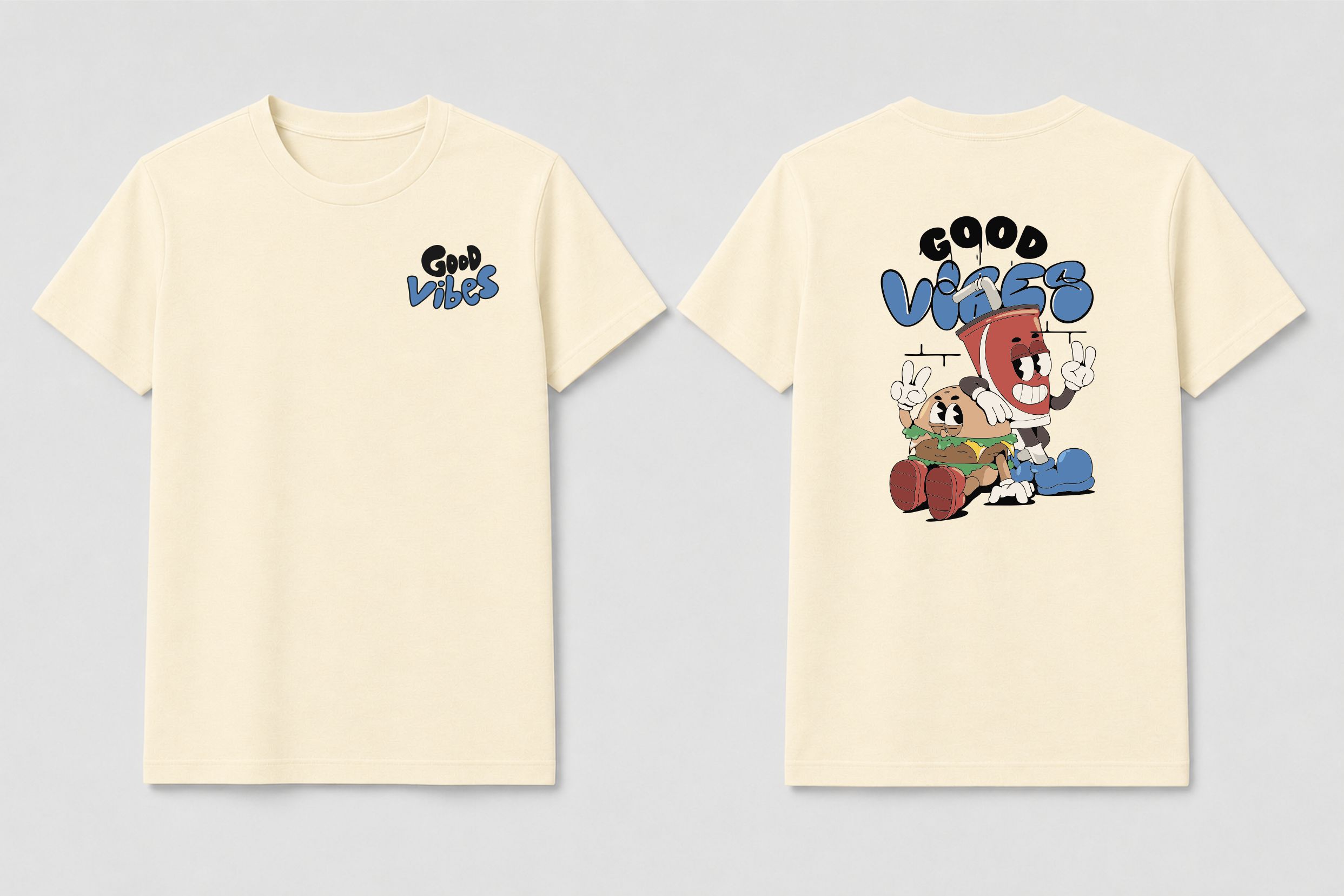 remera GOOD VIBES